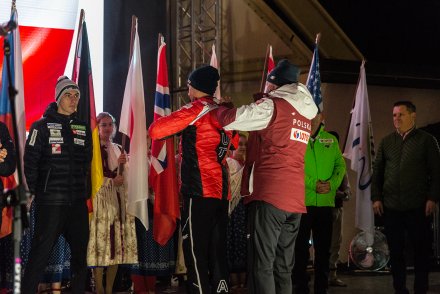 Ceremonia wręczenia numerów startowych